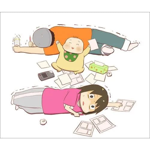 ギリギリ漫画家夫婦の子育て奮闘記